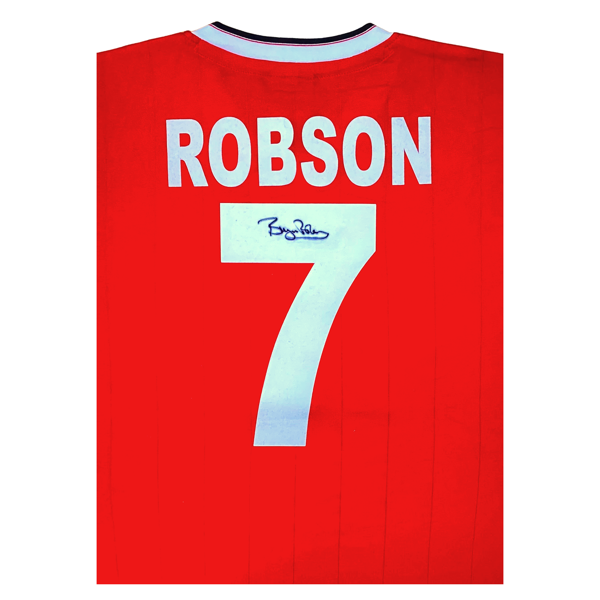 Bryan Robson Signed Manchester United 1983 FA Cup Final shirt