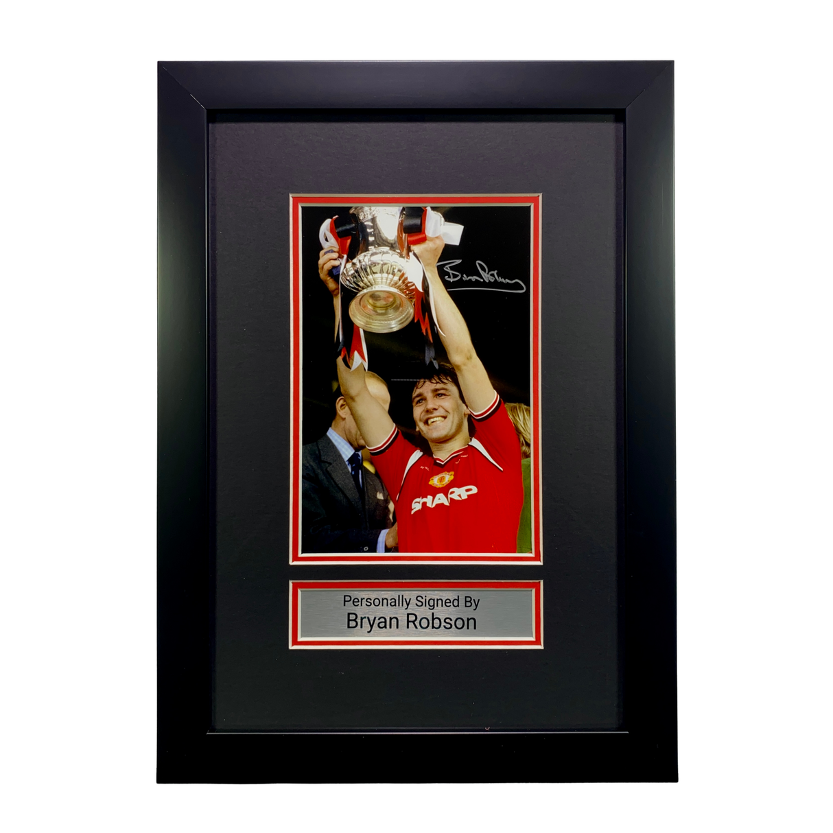 Robson 1985 Framed Signed 1985 FA Cup Winner Photo Print (M)