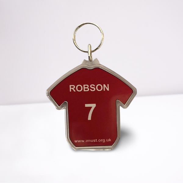 Bryan Robson Player Keyring