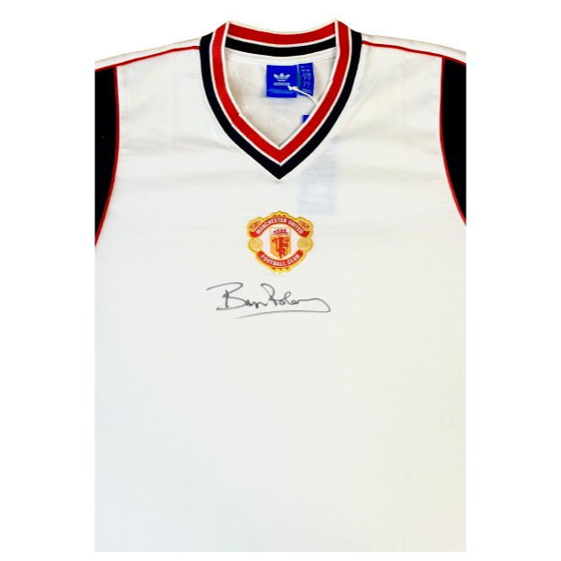 Bryan Robson Signed Manchester United 1983 Away shirt