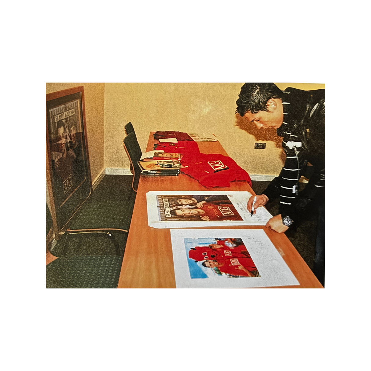 "68 Steps" Framed Artwork Print Signed by Cristiano Ronaldo (XL)