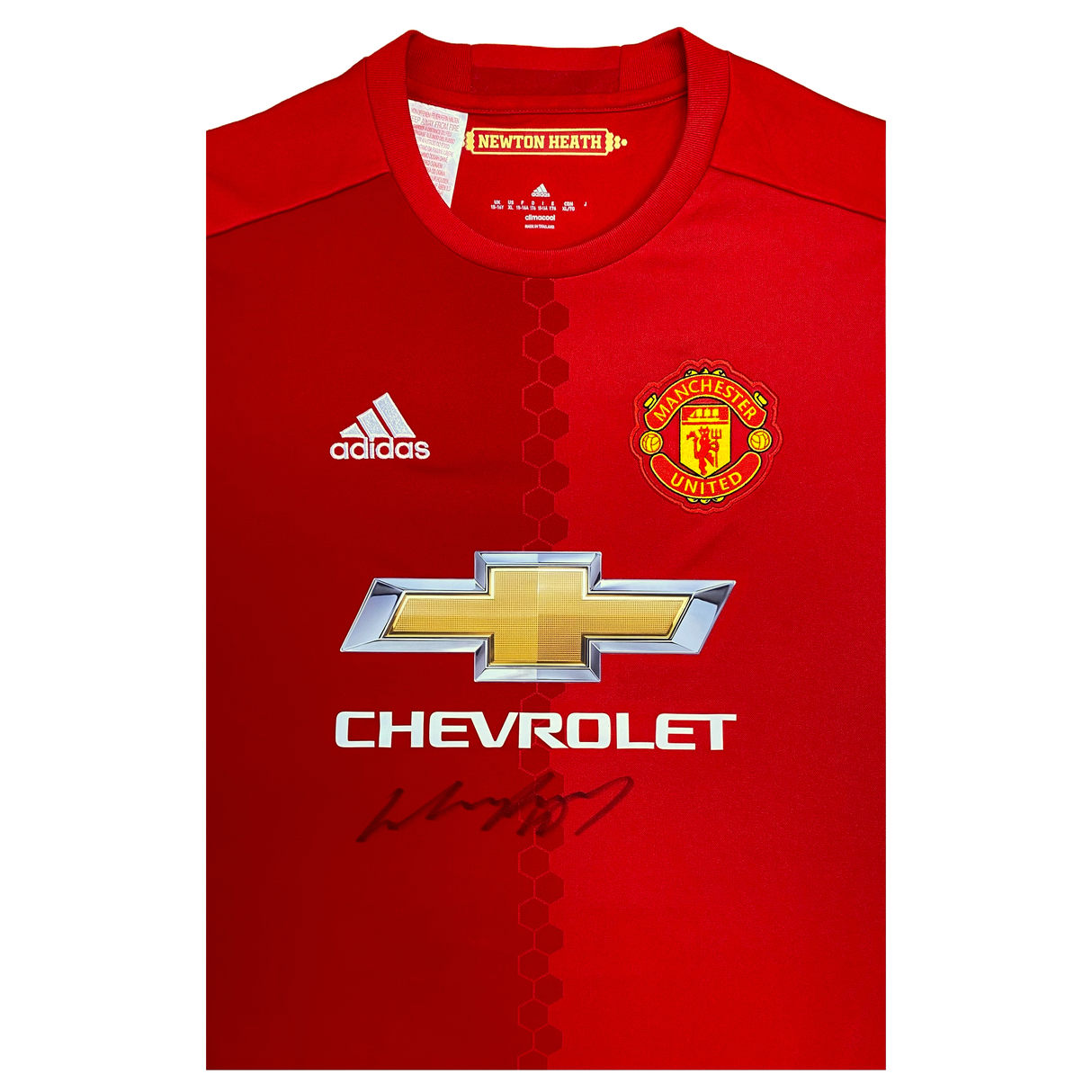 Wayne Rooney Hand Signed Manchester United 2016-2017 Home Shirt