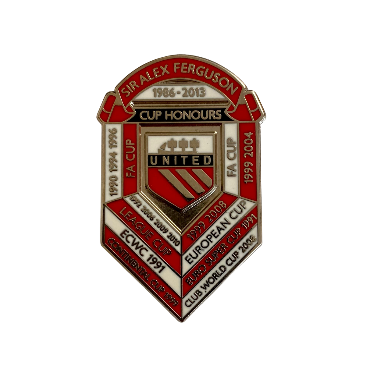 Sir Alex Ferguson Cup Honours Badge