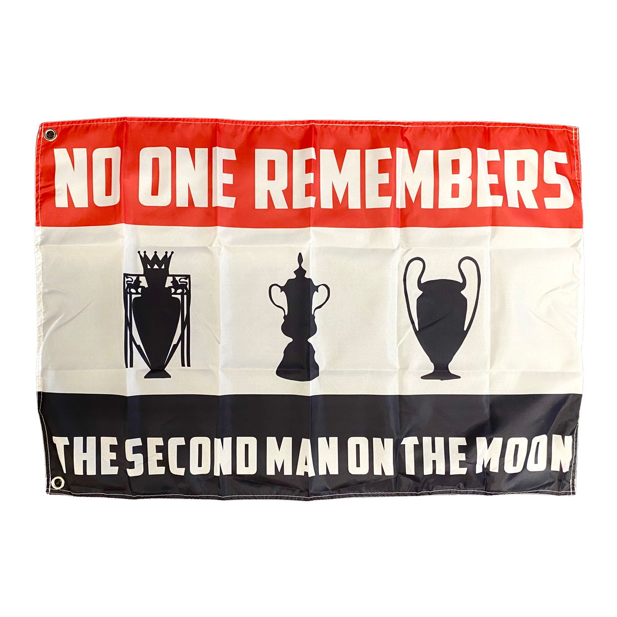"No One Remembers The Second Man on the Moon" Flag