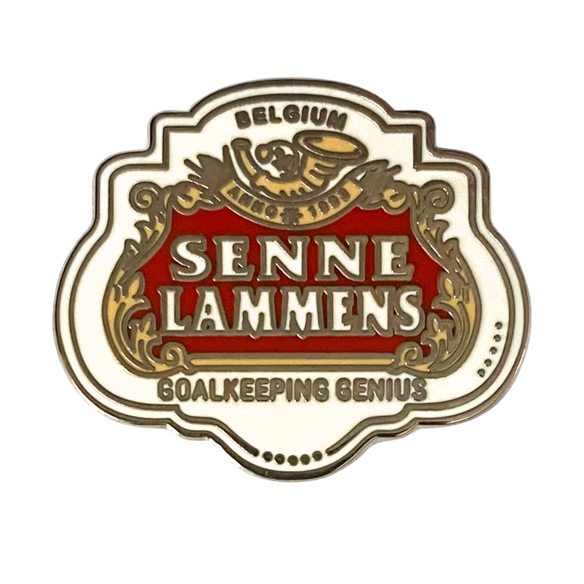 Senne Lammens Beer Logo Badge