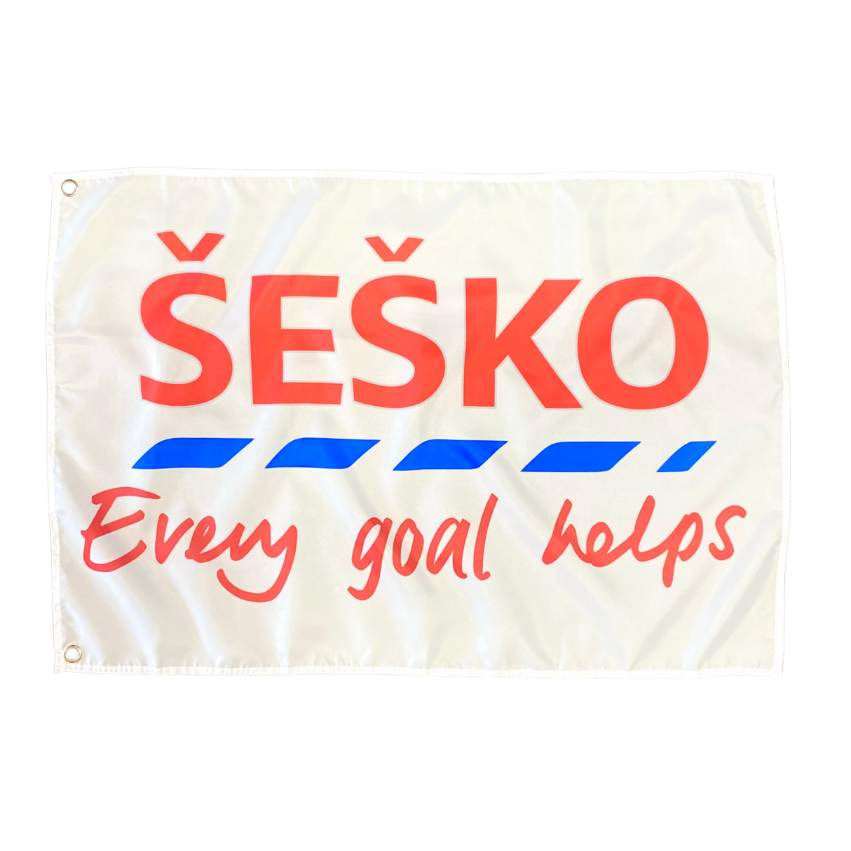 Benjamin Sesko "Every Goal Helps" Flag 3ft x 2ft (90 x 60cm)