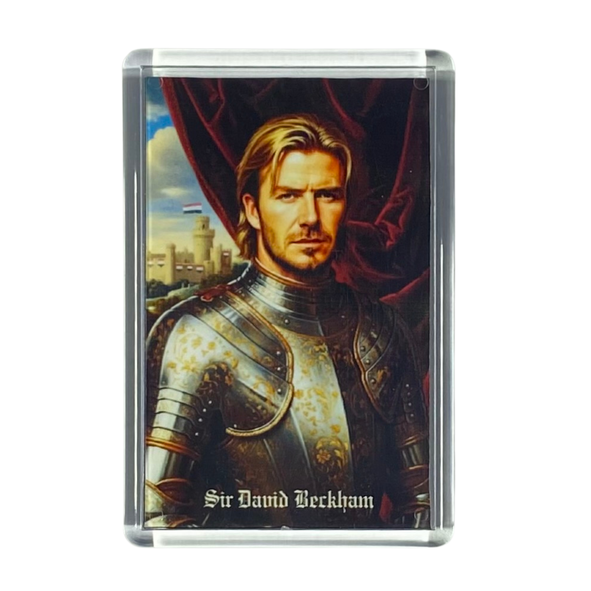 Sir David Beckham "Knight of The Realm" Fridge Magnet