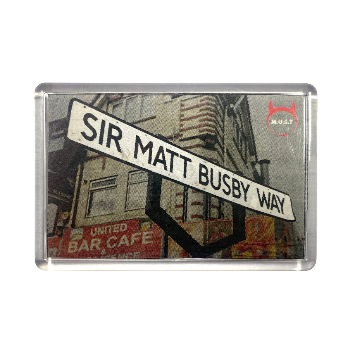 Sir Matt Busby Way Fridge Magnet