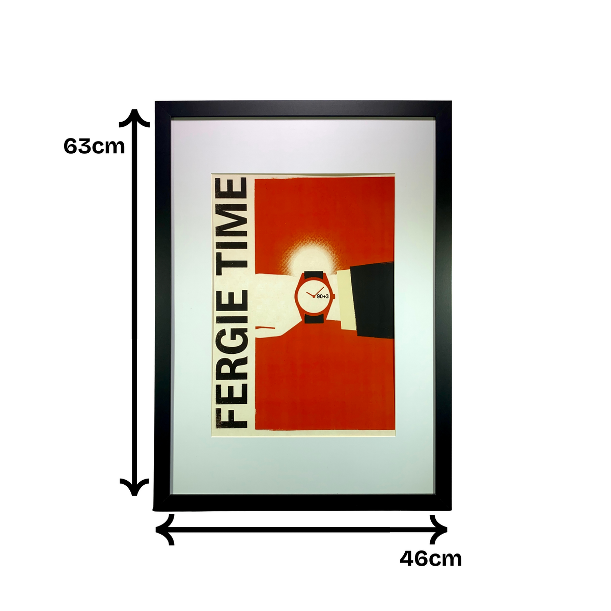 Sir Alex Ferguson "Fergie Time" Art Print (A3)