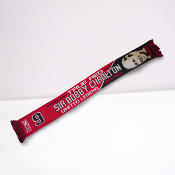True Red Legends - Bobby Charlton Scarf