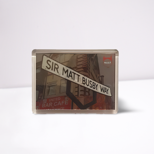 Sir Matt Busby Way Fridge Magnet