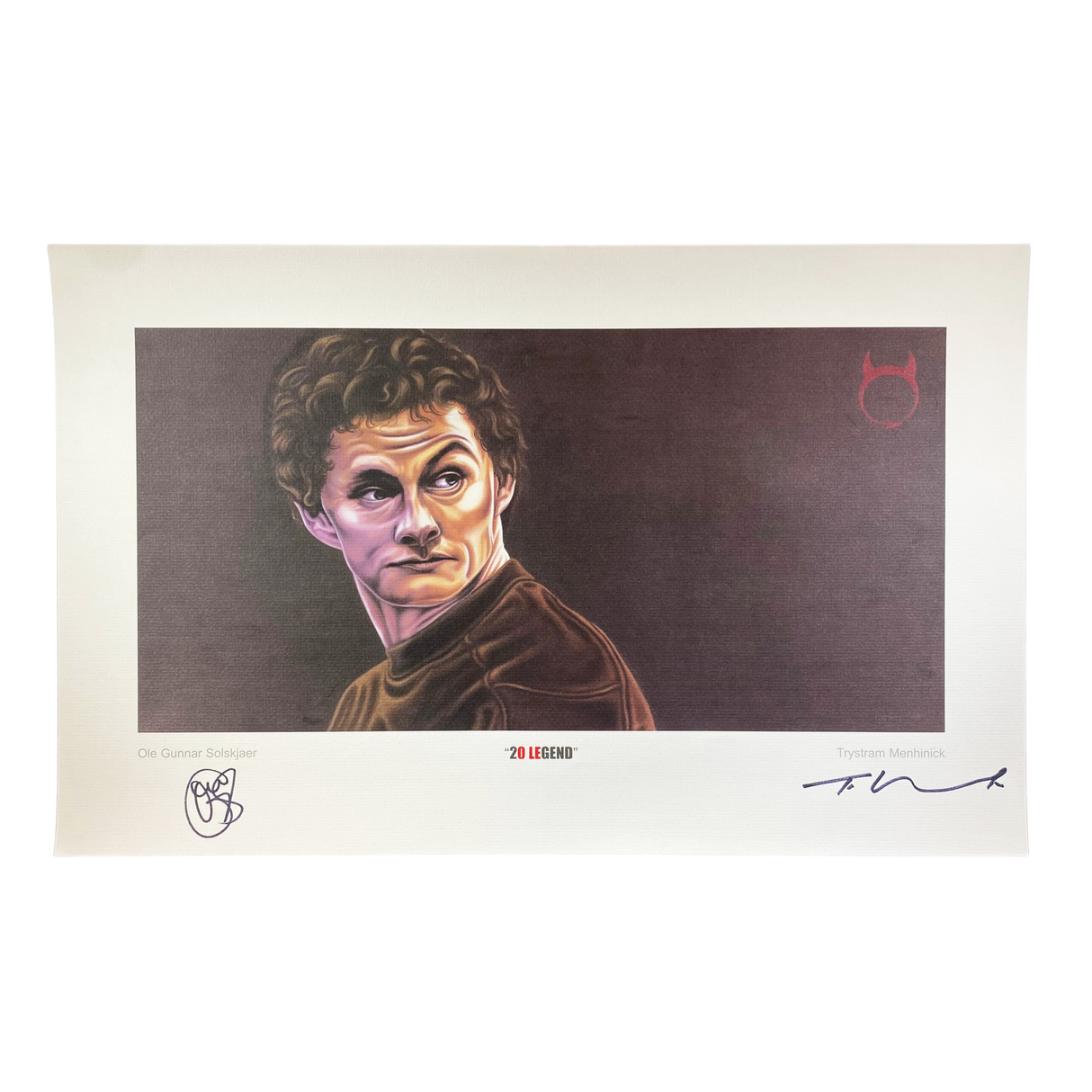 Limited Edition Signed Ole Gunnar Solskjaer Print (XXL)