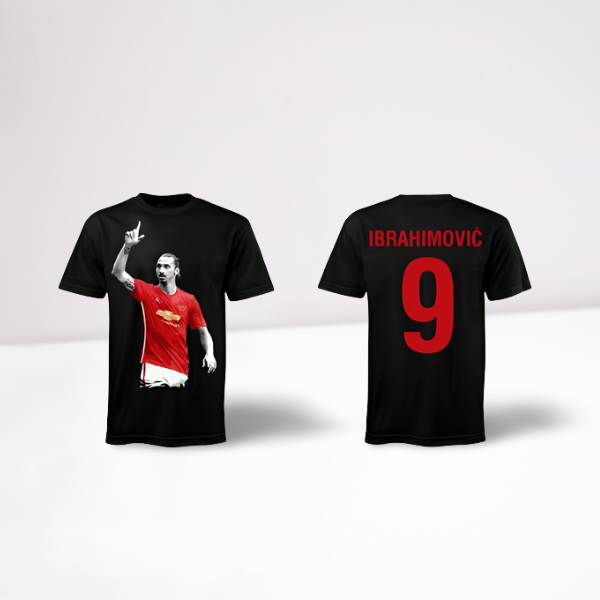 Zlatan Number 9 T Shirt (S)