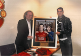 "68 Steps" Framed Artwork Print Signed by Cristiano Ronaldo (Frame XL)