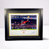 "Head Over Heels" Framed Print Signed by Alejandro Garnacho (L)