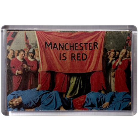 Manchester Is Red Fridge Magnet