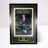 "Flying Scotsman" Framed Print Signed by Denis Law (XL)
