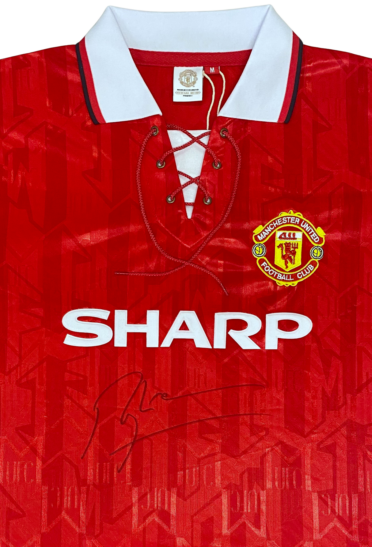 Roy Keane Hand Signed 1992-94 Home Shirt