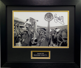 Gordon Hill Signed 1977 FA Cup Final Trophy Photo Print (Black & White) (M)