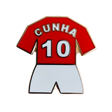 Matheus Cunha 10 Shirt Badge