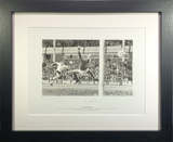 Norman Whiteside 1983 FA Cup Semi Final Framed Signed Print (L)