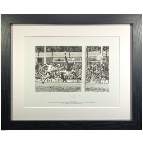 Norman Whiteside 1983 FA Cup Semi Final Framed Signed Print (L)