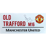 Paul Scholes Signed Old Trafford Street Sign