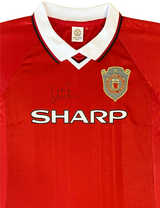 Wes Brown 1999 UCL Signed Shirt
