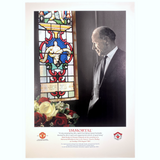 "Immortal" Duncan Edwards with Sir Matt Busby Memorial Print (XL)