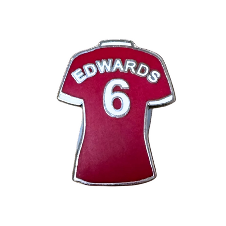 Red Retro Shirt Badge