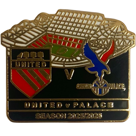 Manchester United v Crystal Palace 2025/2026 Matchday Badge