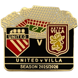 Manchester United v Aston Villa 2025/2026 Matchday Badge
