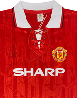 Denis Irwin Signed Manchester United 1992/1994 Red Home Shirt