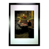 Sir Alex Ferguson and Sir Matt Busby "Football Grandmasters" Print (A3)