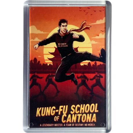 Kung Fu School of Cantona Fridge Magnet