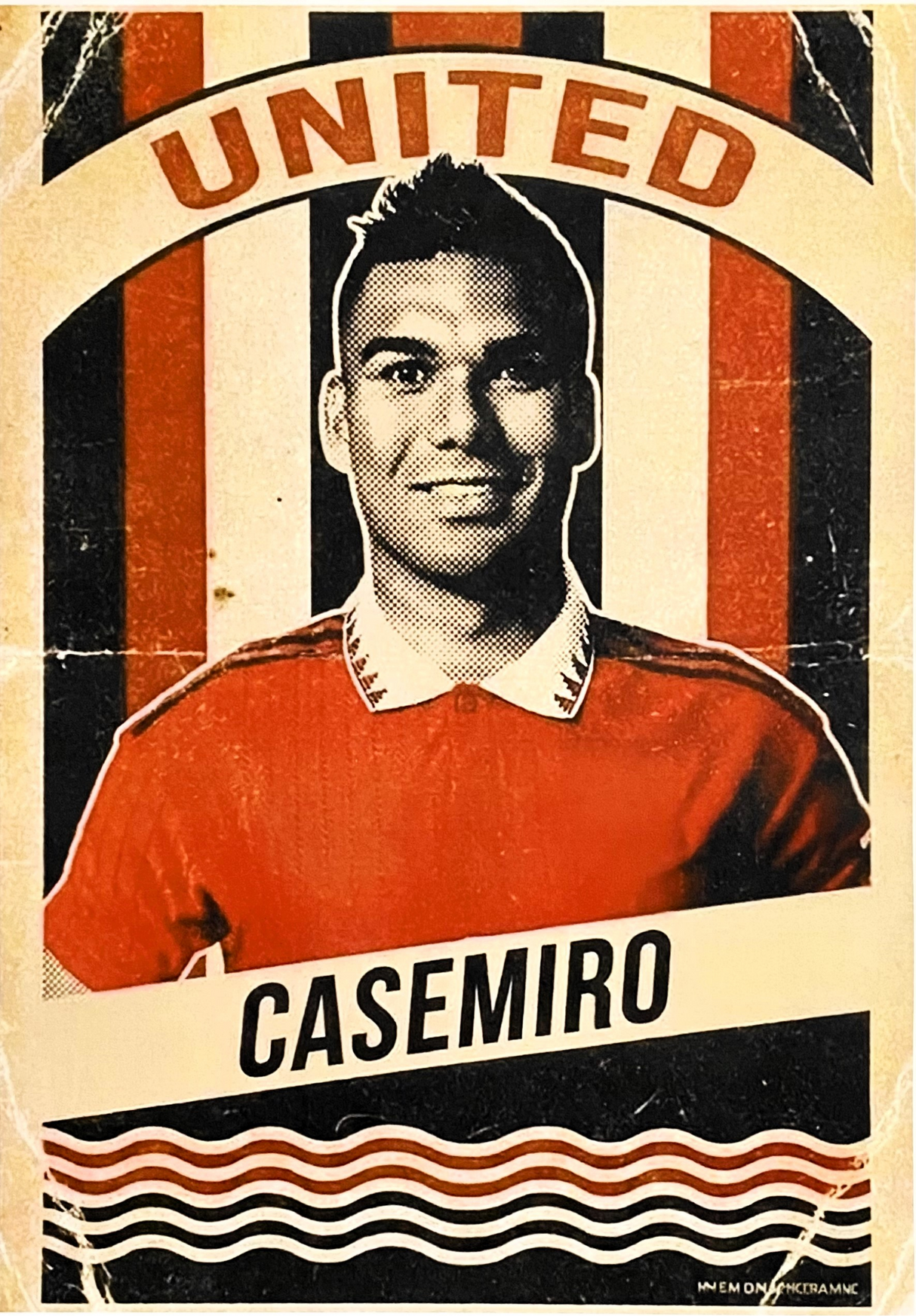 Casemiro Old School Programme Style Print (A3)