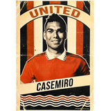 Casemiro Old School Programme Style Print (A3)