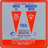 Wembley 1968 European Cup Final Programme Coaster