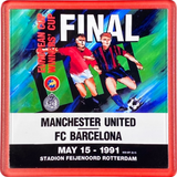 Rotterdam 1991 European Cup Winners Cup Final Programme Coaster