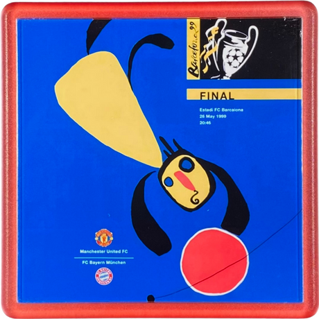 Barcelona 1999 Champions League Final Programme Coaster
