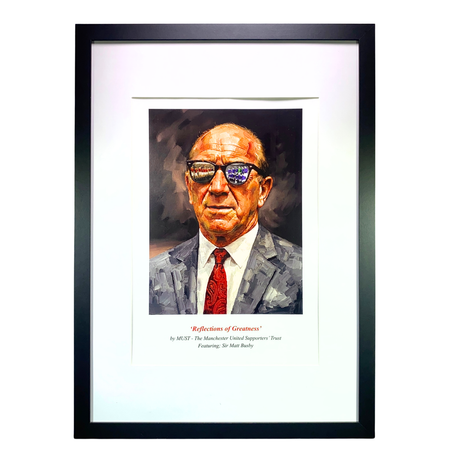 Sir Matt Busby "Reflections of Greatness" Print (A3)