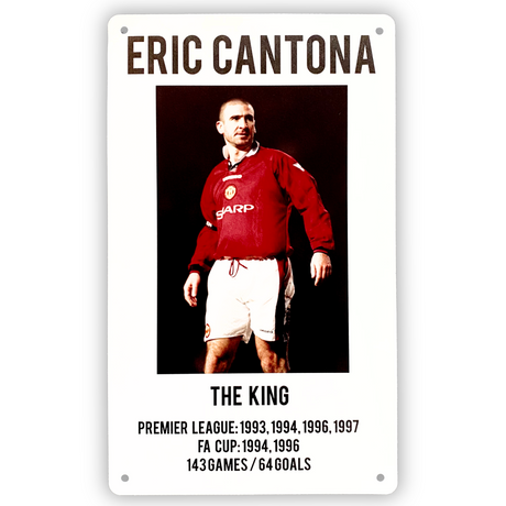 Eric Cantona Wall/Bar Plaque