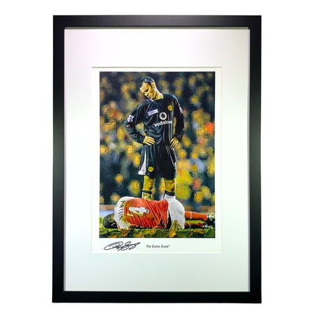 Ryan Giggs Signed "No Love Lost" Artwork Print