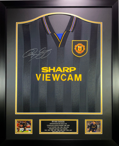 Ryan Giggs Signed 1994 Black Away Shirt