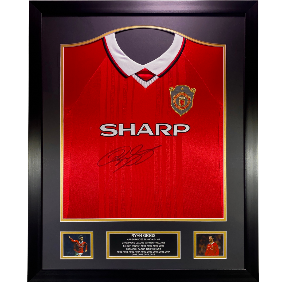 Ryan Giggs Signed 1999 Manchester United Champions League Shirt