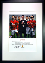 Ryan Giggs Signed "Landmark" Framed Print (Frame M)