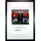 Ryan Giggs Signed "Landmark" Framed Print (Frame M)