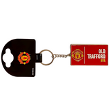 Manchester United FC Official Old Trafford Street Sign Metal Keyring