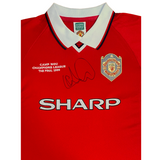 Andy Cole Signed 1999 Manchester United Champions League Final Shirt