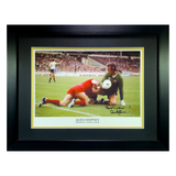 1977 FA Charity Shield Print Signed by Alex Stepney (L)